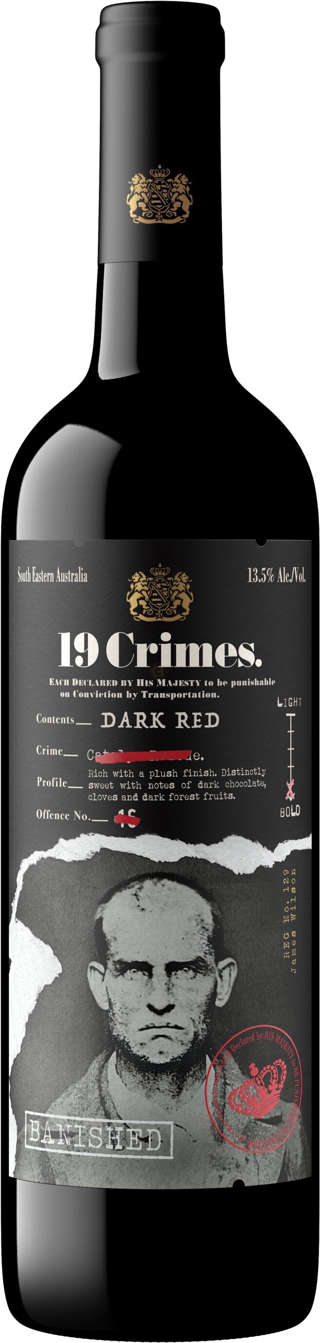 19 Crimes Snoop Dogg Cali Red California Red Wine 750mL — Bansum