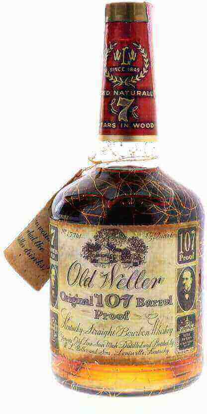 1969 Old Weller Original 107 Barrel Proof — Bansum Wine & Liquor